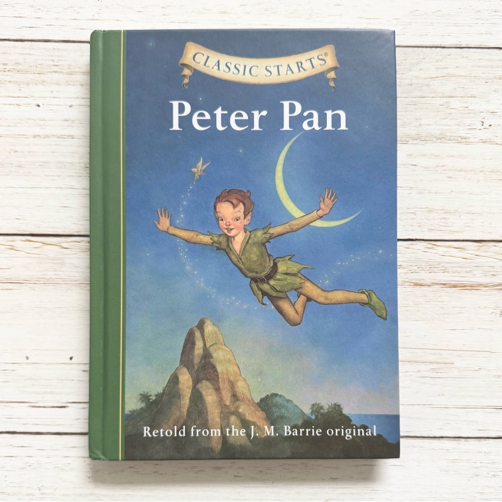Classic Starts®: Peter Pan by J. M. Barrie (2009, Hardcover) Tinkerbell Wendy